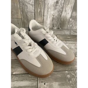 Rocket dog platform white and black sneakers 10